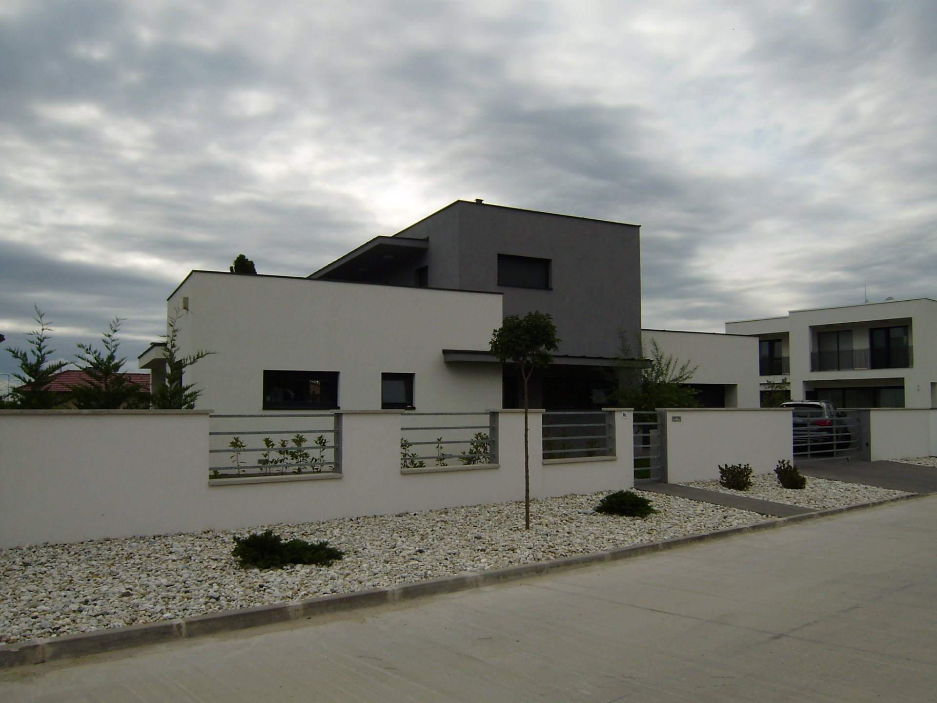 Győr  modern lakóház tervezése
