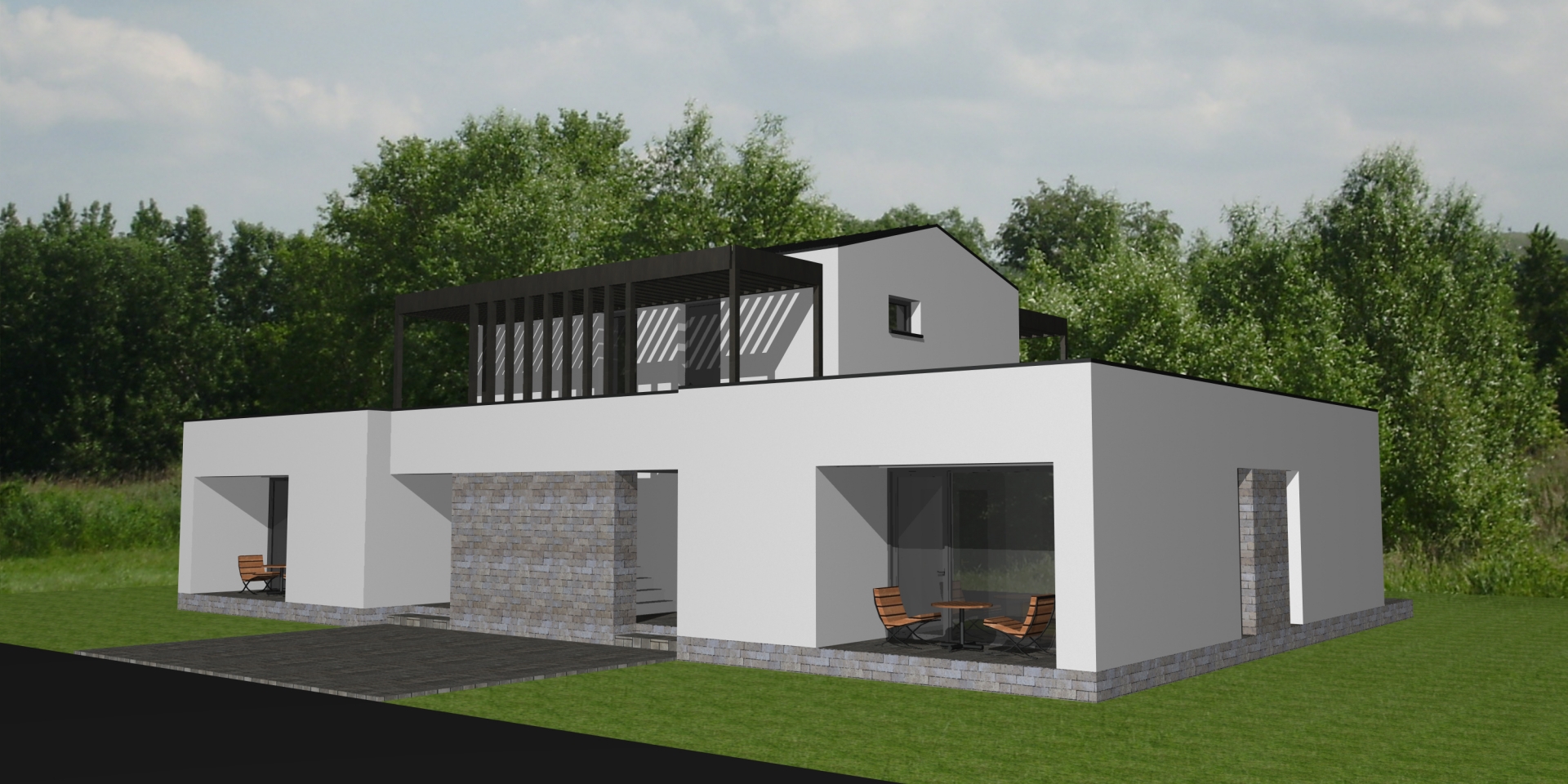 Balatonfüredi apartmanház