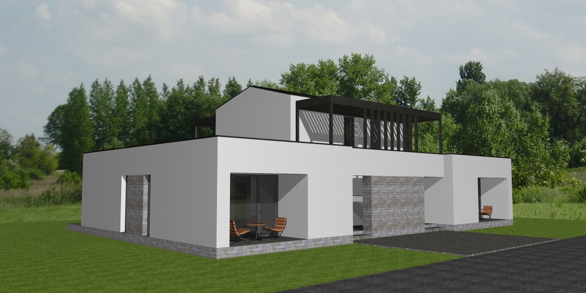 Balatonfüredi apartmanház