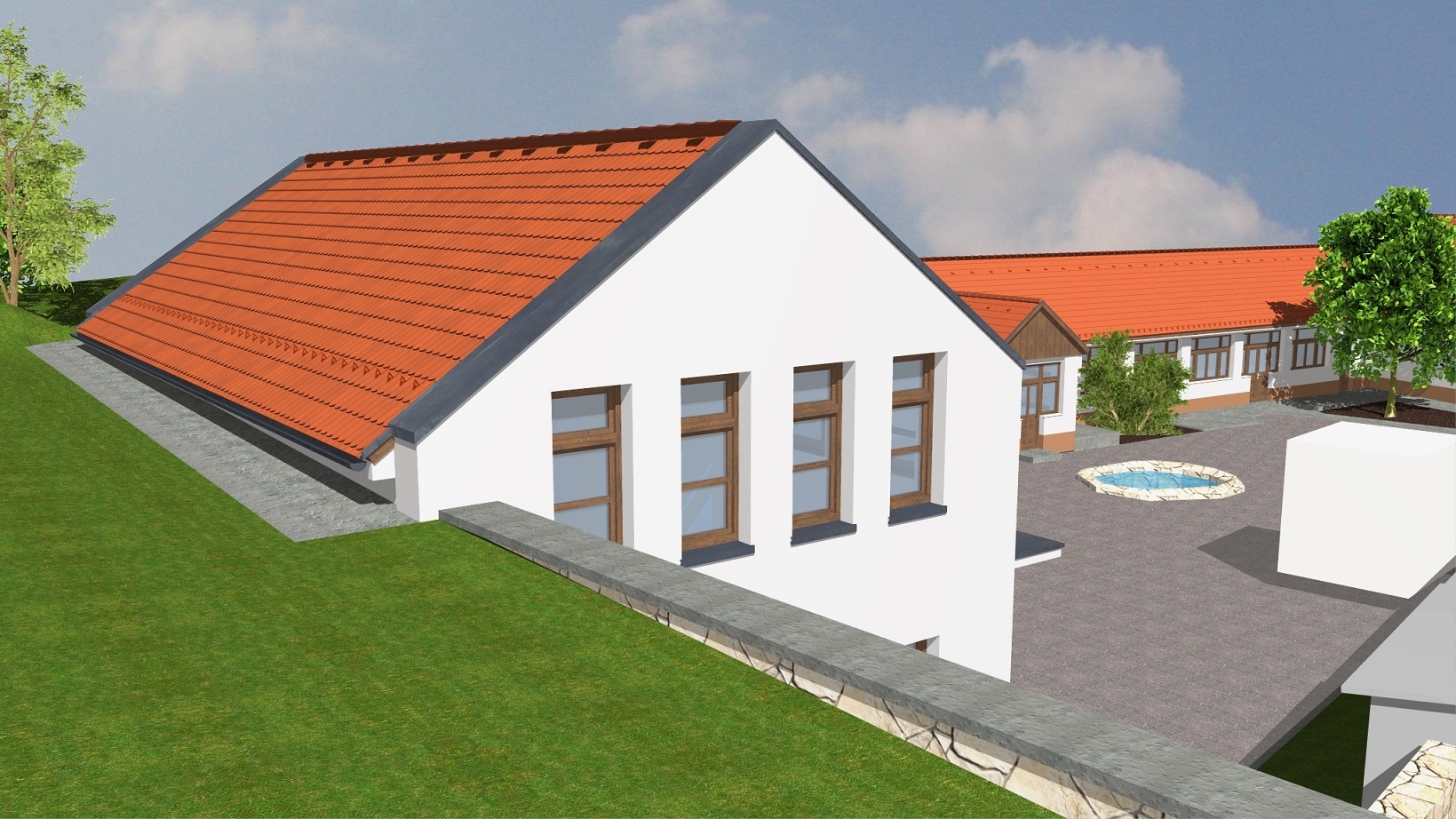Tök Polgármesteri hivatal bővítés