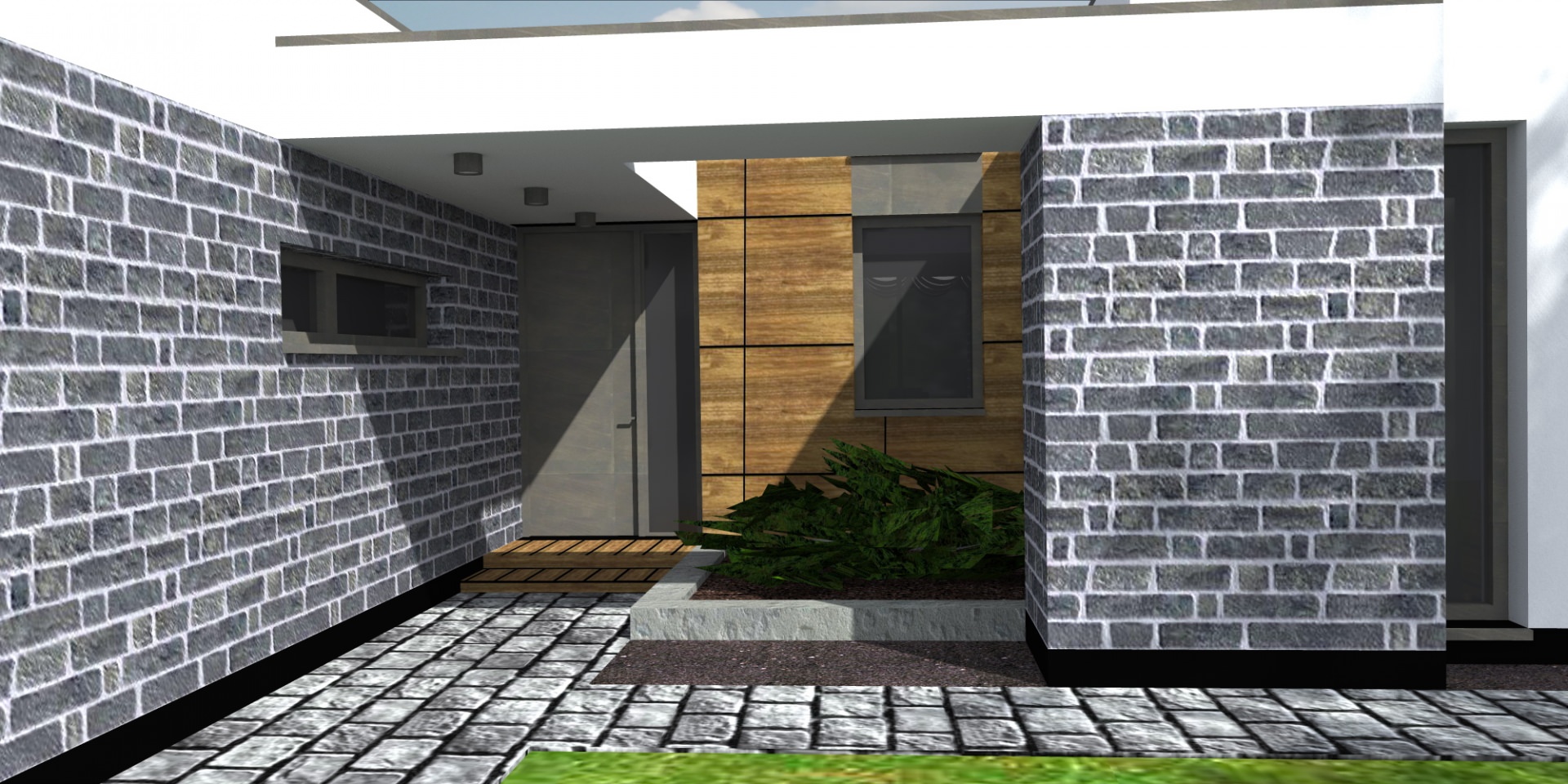 Modern átriumház tervezése