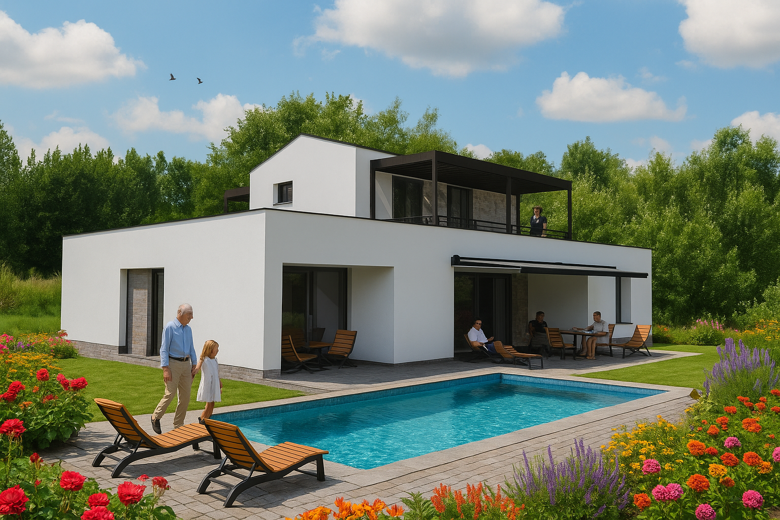 Balatonfüredi apartmanház