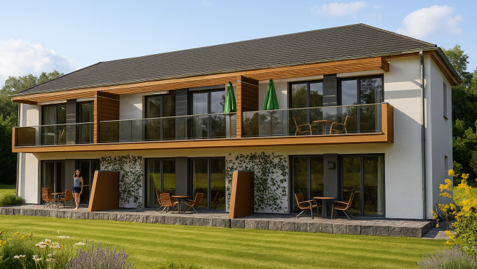 3 lakásos sorház Herceghalom