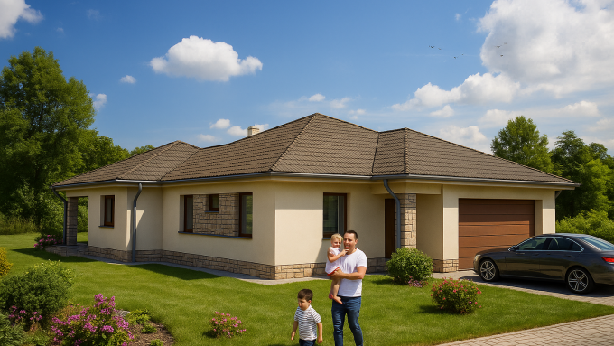 Győrújbaráti családiház